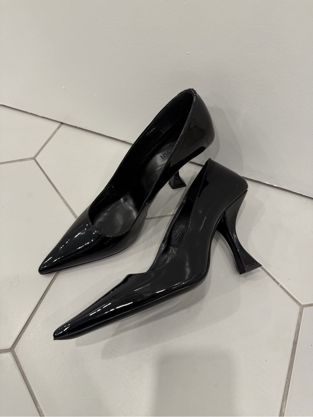 By Far Patent Pointed-Toe Women's Pumps